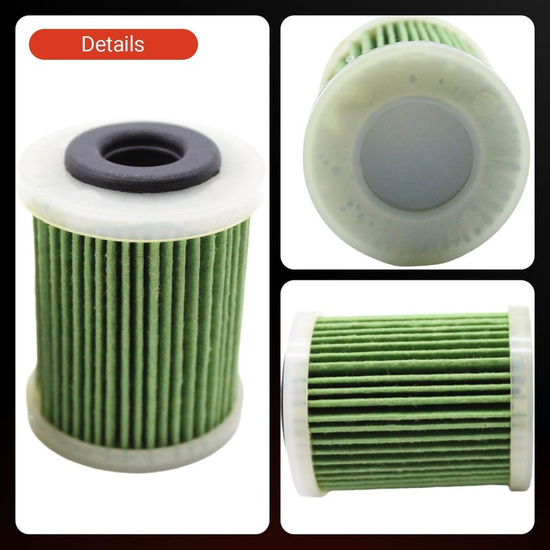 Powkos Outboard Engine Mounted Fuel Filter 15412-93J10 Compatible with Yamaha F150 F200 F300 F175 F225 F250 Suzuki DF200 DF225 DF250 DF300 Replaces 6P3-WS24A-01-00 - Image 4